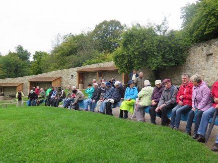 Greifvogelvorführung auf Schloss Rosenburg