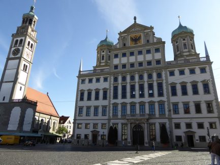 Augsburg – Perlachturm und Rathaus