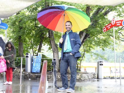 Chauffeur Claudio bleibt an Land