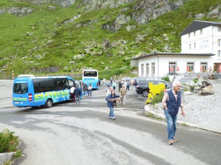 Zwischenhalt beim Steingletscher