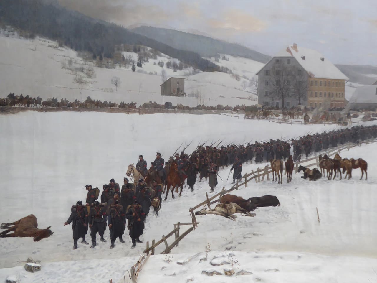Einmarsch der Bourbaki-Armee im Neuenburger Jura