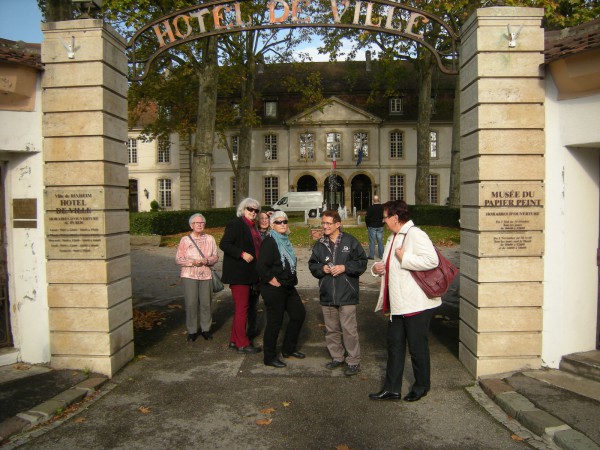 Eingang zum Tapetenmuseum in Rixheim