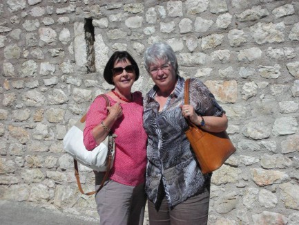 Reiseleiter-Duo Ruth Schilling u Ruth König