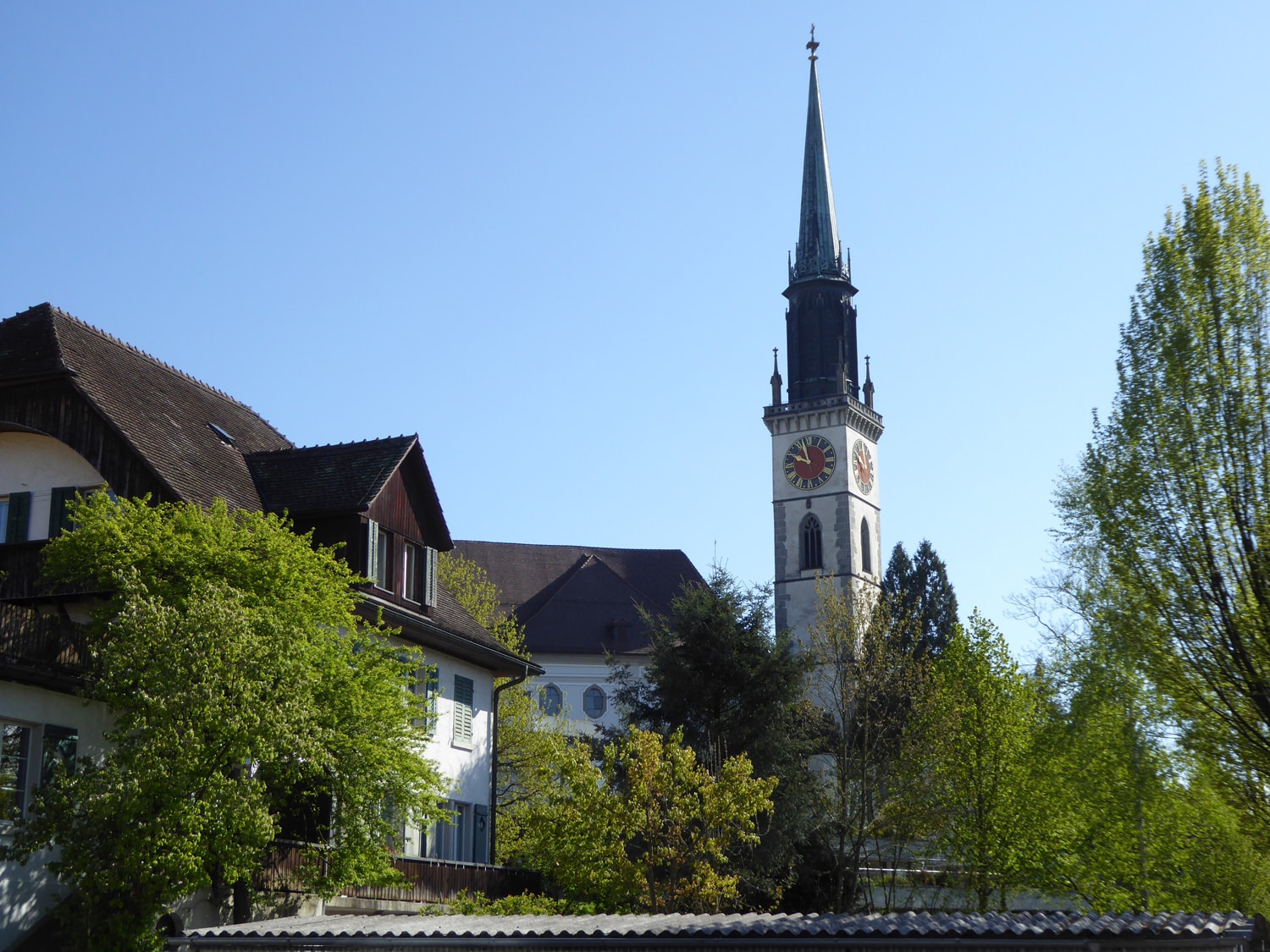 Der markante Chamer Kirchturm