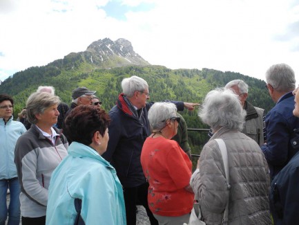 Tiefblick in die Bergeller Berge